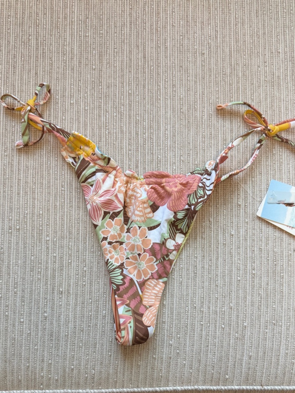 NWT Roxy Reversible Playa Paradise Triangle Bikini Set - Picture 9 of 16